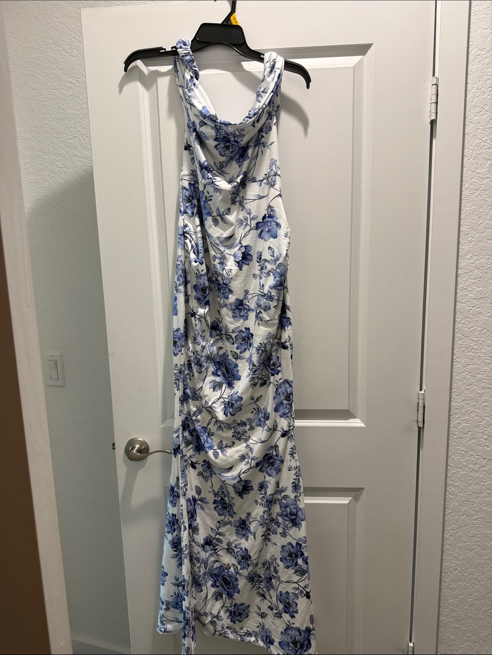 Blue flower baby shower dress CLUB L LONDON worn once